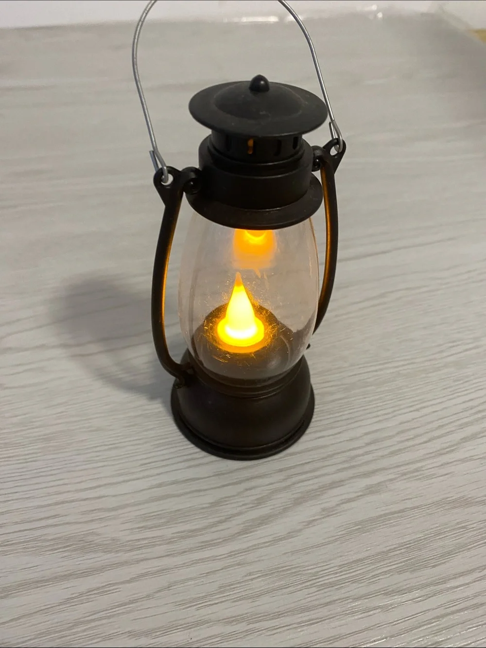Black Decorative Lantern LED Candle - Home Accents